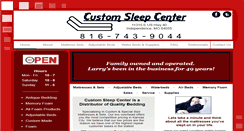 Desktop Screenshot of customsleep.net